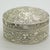 1980s Vintage Italian Round Silver 800 Pill Trinket Snuff Box, 1980s For Sale - Image 5 of 13