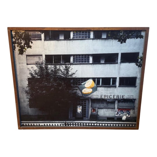 Large Vintage Framed Photo For Sale