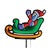 2020s Santa and Sleigh Pathway Light Ekkolight (Set of 4) For Sale - Image 5 of 5
