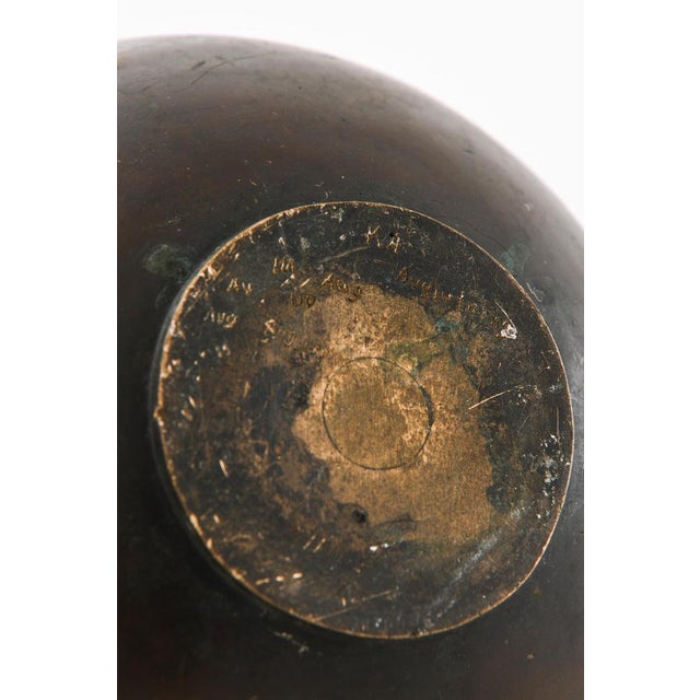 Vintage Vase in Bronze, 1940s For Sale - Image 4 of 6