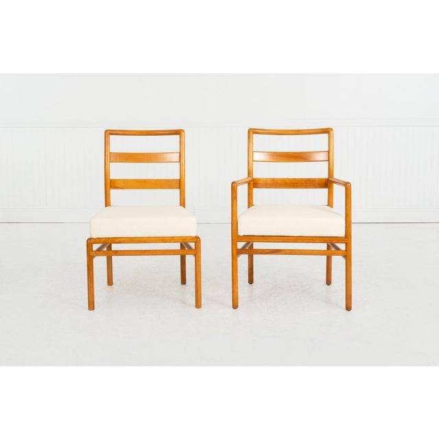 T.H. Robsjohn-Gibbings for Widdicomb Ladder-Back Dining Chairs, Set of Ten, 1955 For Sale - Image 13 of 14