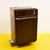 Brown Vintage Refrigerator from Fiat For Sale - Image 8 of 8