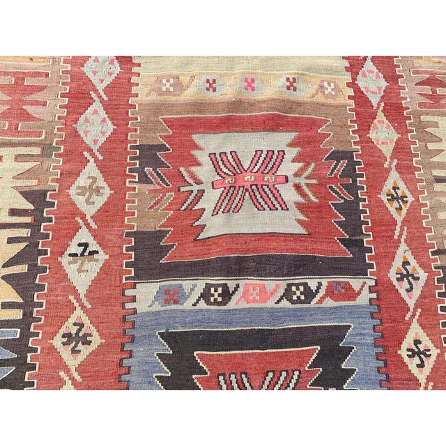 Vintage Turkish Kilim, 1960s For Sale - Image 10 of 14