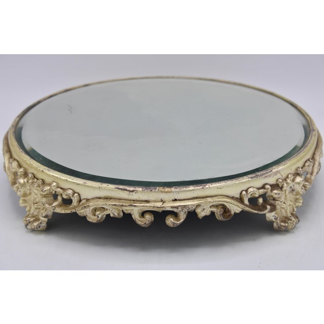 Vintage French Plateau Mirrored Tray For Sale - Image 9 of 9