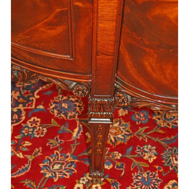 Early 20th Century Batesville Romweber Mahogany Carved Buffet Server Sideboard For Sale - Image 16 of 17