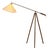 Large Vintage Adjustable Tripod Floor Lamp For Sale
