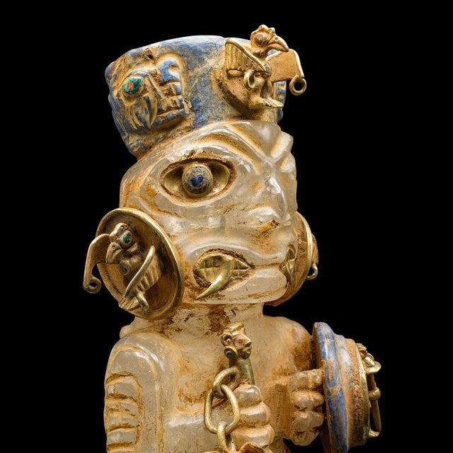 1950's Tall Vintage Tribal Figure For Sale - Image 6 of 10