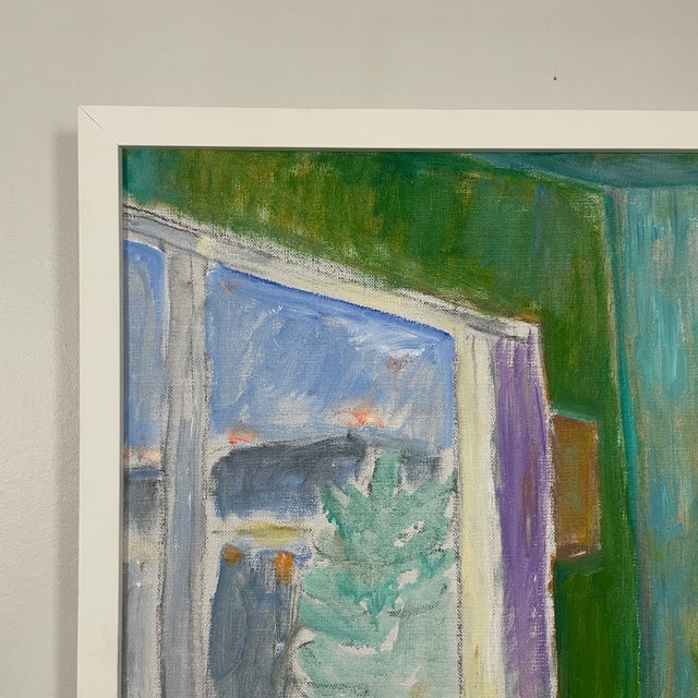 Leif Öhr, Interior Scene, 1970s, Oil on Canvas For Sale - Image 6 of 13