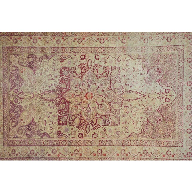 1920s Antique Sivas Rug 4'3'' x 6'5'' For Sale - Image 5 of 10