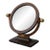 Vintage Art Deco Mutli-Tone Wood Tabletop Vanity Mirror, Circa 1930s-40s For Sale