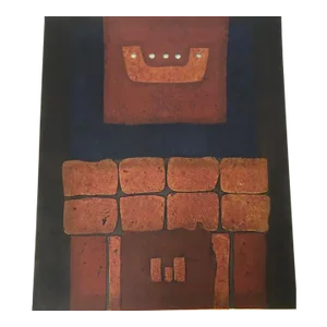 Hiroyuki Tajima “Greek Vessel” Wood Block Print, C.1973