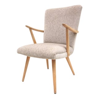 Mid-Century Upholstery Armchair, 1950s For Sale