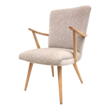 Mid-Century Upholstery Armchair, 1950s For Sale
