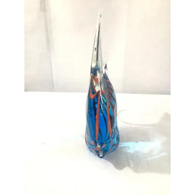1960s 1960s Murano Style Colorful Art Glass Angel Fish For Sale - Image 5 of 11