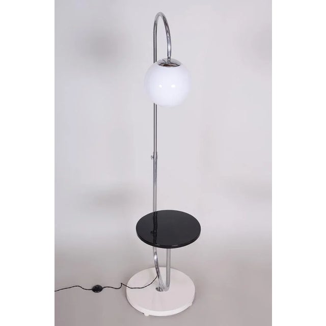 Bauhaus Adjustable Floor Lamp attributed to J. Halabala for Up Závody, 1930s For Sale - Image 6 of 10