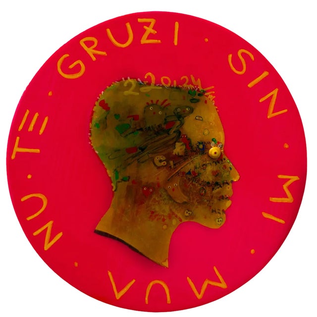 Natasha Lelenco, Currency #165, 2023, Mixed Media For Sale