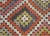 1960s Turkish Kilim. Hand woven with wool on wool foundation in the Oushak region of Turkey. Kilims & Flat Weaves are rugs...