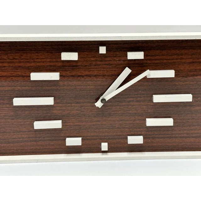 Mid-Century German Clock from Glashütte, 1970s For Sale - Image 6 of 13