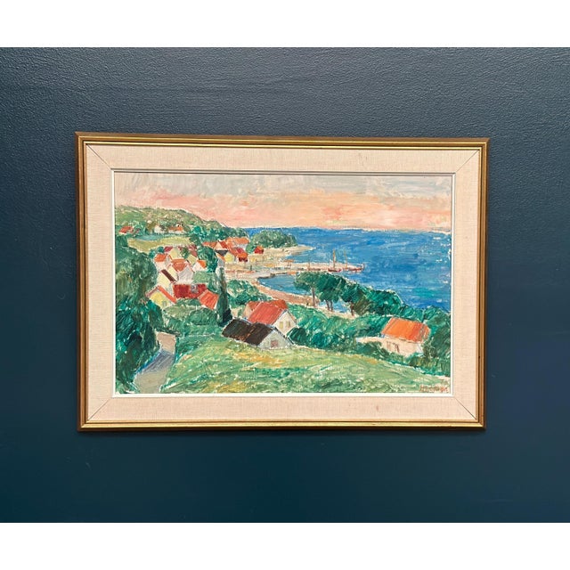John Hedman, Coastline, 1973, Oil on Panel For Sale - Image 10 of 18