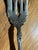 This antique piece is an 1881 Rogers silverplate cold meat serving fork designed in the highly collectible Art Nouveau "La...
