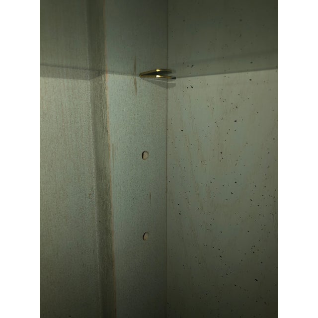 Thomasville County French Green Cream China Cabinet Chairish