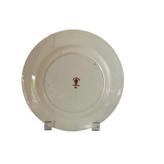 Traditional Antique Royal Crown Derby Traditional Imari 4 Bone China Dessert Plates Pattern 2451 Made in England 1921 For Sale - Image 3 of 3