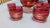 Vintage Cranberry Etched Brandy Glass Set- 7 Pieces For Sale - Image 4 of 5
