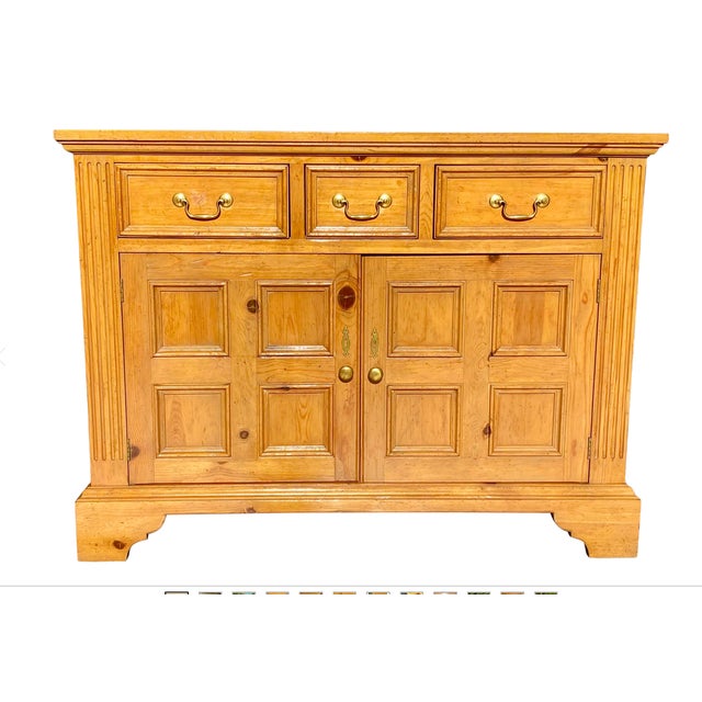 Baker Milling Road English Traditional Pine Sideboard Chairish