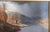 Gray 19th Century Hudson River School Painting of Adirondack Lake by William Richardson Tyler For Sale - Image 8 of 18
