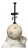 Barbara Barry for Baker Sculpted Table Lamp For Sale