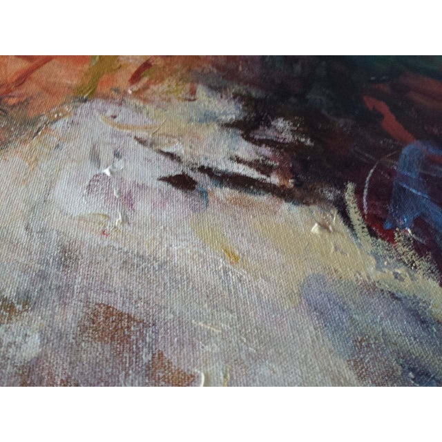 Textile Mary Lou Siefker : Celebration With a Shot of Orange. For Sale - Image 7 of 9