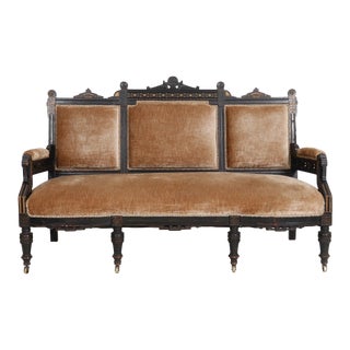 Eastlake Period Three Seat Settee For Sale
