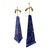 Neoclassical Large Lapis Lazuli Scagliola Lamps - a Pair For Sale - Image 3 of 8