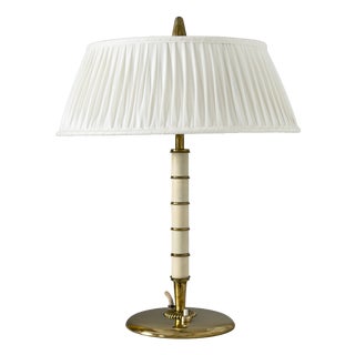 Table Lamp in Brass and Trolit by Bertil Brisborg for Nordiska Kompaniet, 1940 For Sale