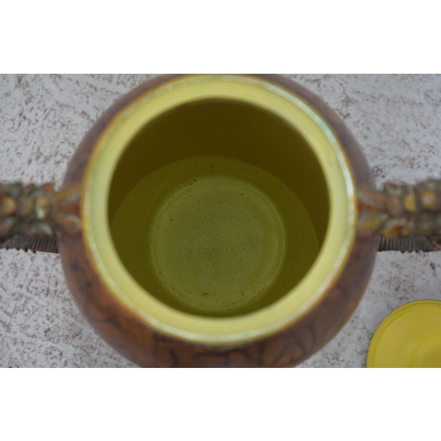 1990s Pair Chinese Style Lidded Decorative Urns For Sale - Image 14 of 15