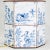 A Pair of Vintage Hand-Painted Blue and White Imitation Dutch Tile Landscape Tea Can Table Lamps For Sale - Image 11 of 14