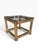 1970s Vintage Mastercraft Brass & Glass Side Tables — Pair For Sale - Image 5 of 9