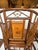 Wood Rattan & Bamboo Armchairs With Bird Decoration -a Pair For Sale - Image 7 of 10