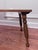 Vintage Early American Two Tiered Solid Wood Maple Side Table. For Sale - Image 10 of 12
