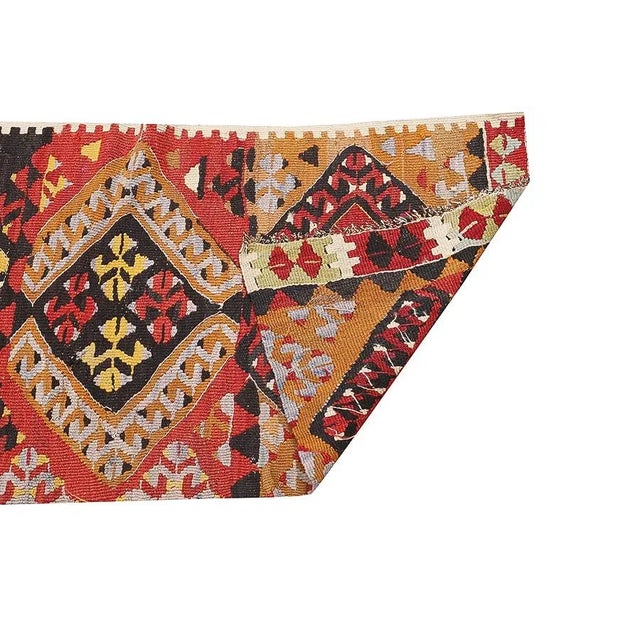 Mid 20th Century Vintage Turkish Kilim Runner For Sale - Image 5 of 7