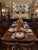 Chippendale George III Expandable Flame Mahogany Table & 8 Chippendale Chairs by Drexel Heritage - 11 Pieces For Sale - Image 3 of 16