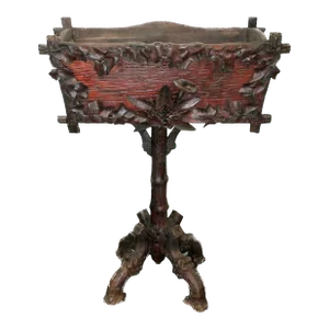 Antique Naturalistic Black Forest Jardiniere