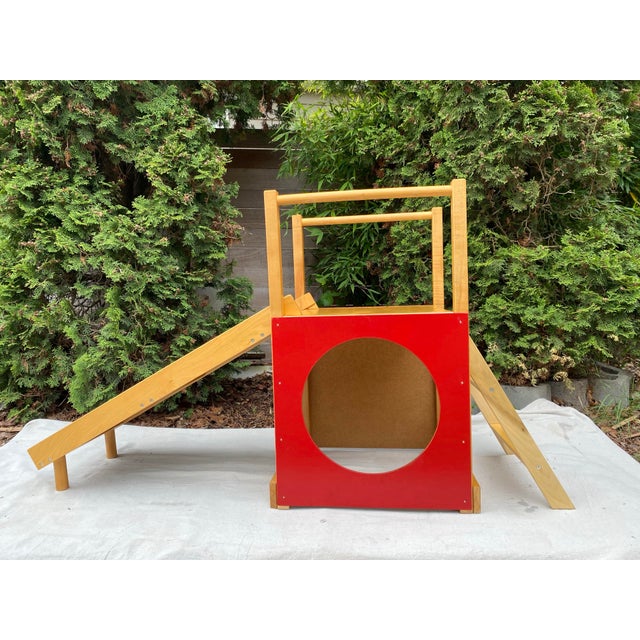 Mid-Century Modern Gloria Caranica for Creative Playthings Modernist Children’s Indoor Fort and Slide, Usa, 1960s–70s For Sale - Image 3 of 11