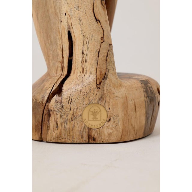 Contemporary Abstract Wooden Sculpture by Logniture For Sale - Image 3 of 13