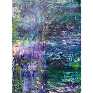 Lucid Dreaming Abstract Oil Painting by Lisa Finlayson For Sale