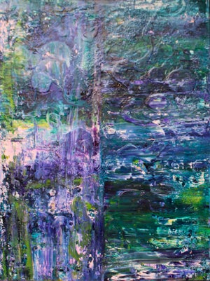 Lucid Dreaming Abstract Oil Painting by Lisa Finlayson
