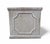 American Classic Traditional Paneled Concrete Planter Box For Sale - Image 3 of 16