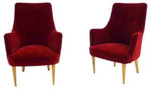 Armchairs in the style of Ico Parisi for ISA Bergamo, 1950s, Set of 2