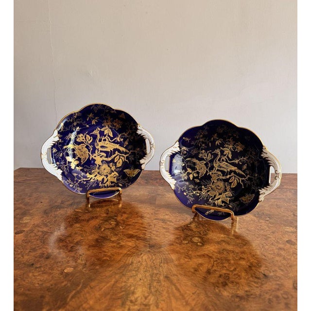 Antique Coalport Plates, 1920, Set of 2 For Sale - Image 4 of 6