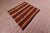 Art Deco 1960s Southwestern Red Striped Oushak Natural Kilim Rug For Sale - Image 3 of 13